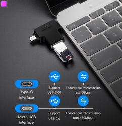  Vention USB 3.1 Type-C / USB 3.0 OTG AF / microUSB BM (CDIB0) -  10