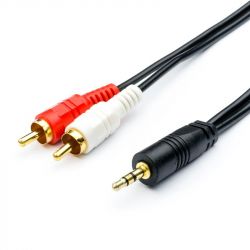   mini-jack(M) - > 2 RCA (M) 0.8m Atcom (10810)