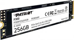 SSD  Patriot P300 256GB M.2 2280 PCIe NVMe 3.0 x4 TLC (P300P256GM28)