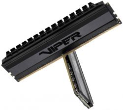 '  ' DDR4 64GB (2x32GB) 3200 MHz Viper 4 Blackout Patriot (PVB464G320C6K) -  3