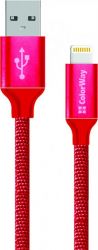  ColorWay USB-Lihgtning (2.4), 2 Red (CW-CBUL007-RD) -  1