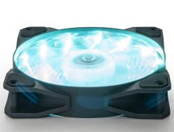  120 mm Frime Iris LED Fan 15LED Azure (FLF-HB120A15), 120x120x25mm -  2