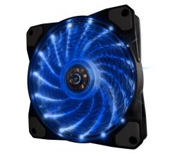  120 mm Frime Iris LED Fan 15LED Blue OEM (FLF-HB120B15BULK), 120x120x25mm