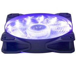  120 mm Frime Iris LED Fan 15LED Purple (FLF-HB120P15), 120x120x25mm -  2
