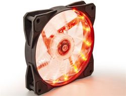 ���������� 120 mm Frime Iris LED Fan 15LED Orange (FLF-HB120O15), 120x120x25mm - �������� 1