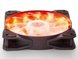  120 mm Frime Iris LED Fan 15LED Orange (FLF-HB120O15), 120x120x25mm -  2