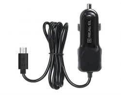 Автомобільний зарядний пристрій REAL-EL CA-15 (2USB, 2.1A) Black + кабель microUSB - Картинка 5