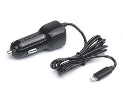 ������������ �������� ������� REAL-EL CA-17 (2USB, 2.1A) Black + ������ Lightning - �������� 7