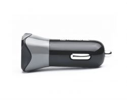 Автомобільний зарядний пристрій REAL-EL CA-30 QC3.0 (1USBx3A) Black/Grey - Картинка 5