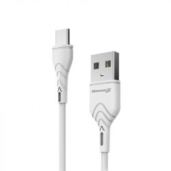 Grand-X USB-USB Type C, Cu, 3A, 1 White (PC-03W)