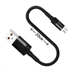  Grand-X USB-microUSB, Cu, 0.2, Power Bank, Black (FM-20M) -  2