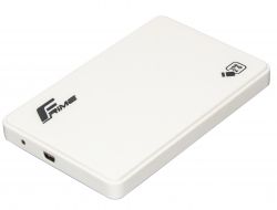   Frime SATA HDD/SSD 2.5", USB 2.0, Plastic, White (FHE11.25U20) -  2