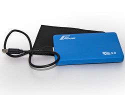   2.5" Frime (FHE31.25U30) USB 2.0 Soft touch, Blue -  2