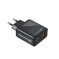   Grand-X Fast Charge 3--1 Quick Charge 3.0, FCP, AFC, 18W CH-650 (CH-650) -  2