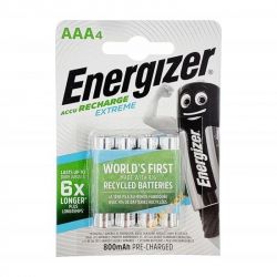  Energizer Recharge Extreme AAA/HR03 LSD Ni-MH 800 mAh BL 4 -  1