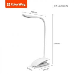   ColorWay LED Flexible & Clip with built-in accumulator 500mAh (CW-DL04FCB-W) -  2