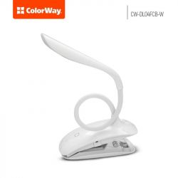   ColorWay LED Flexible & Clip with built-in accumulator 500mAh (CW-DL04FCB-W) -  3