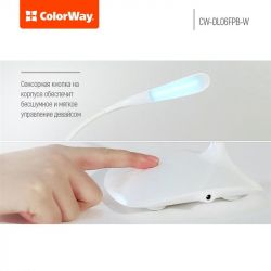 ����� �������� ColorWay Portable & Flexible, White, �� ���������� ������������, �������� ���������, 14 LED SMD, 115 ��, 500 mAh (CW-DL06FPB-W) - �������� 6