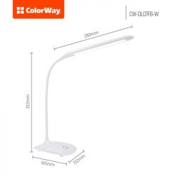   LED ColorWay CW-DL07FB-W White -  2