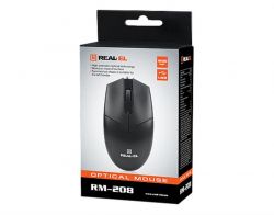 REAL-EL RM-208 Black USB UAH -  2