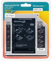     2.5" SSD/Sata  ( ) 12.7mm (HDC-25) Grand-X