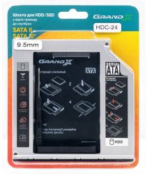  Grand-X   HDD 2.5"     SATA/SATA3 Slim 9.5 (HDC-24) -  1
