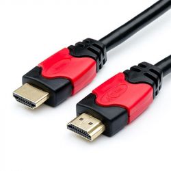  Atcom (24943) HDMI-HDMI ver 2.0, 4K, 3 Red/Gold,  -  1