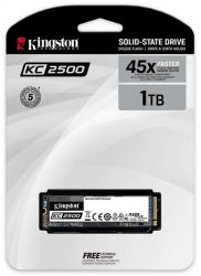 SSD  Kingston KC2500 1TB M.2 2280 PCIe NVMe 3.0 x4 3D TLC (SKC2500M8/1000G) -  3