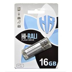 USB Flash Drive 16Gb Hi-Rali Corsair series Silver / HI-16GBCORSL -  1
