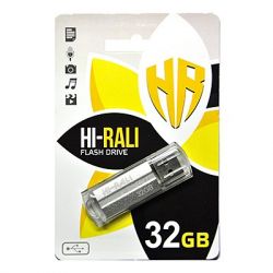 USB Flash Drive 32Gb Hi-Rali Corsair series Silver / HI-32GBCORSL