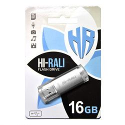 USB Flash Drive 16Gb Hi-Rali Rocket series Silver / HI-16GBVCSL -  1