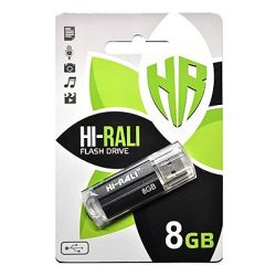 USB Flash Drive 8Gb Hi-Rali Corsair series Black / HI-8GBCORBK