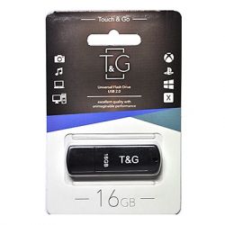 USB Flash Drive 16Gb T&G 011 Shorty series Black, TG011-16GBBK -  1
