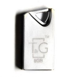 USB Flash Drive 8Gb T&G 109 Metal series Silver, TG109-8G -  2