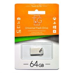 USB Flash Drive 64Gb T&G 109 Metal series Silver (TG109-64G)