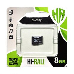 MicroSDHC 8GB Class 4 Hi-Rali (HI-8GBSDCL4-00)