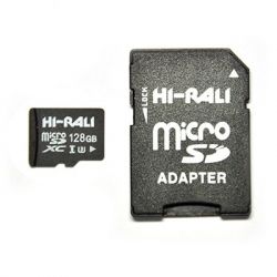   microSDHC, 128Gb, Class10 UHS-3, Hi-Rali, SD  (HI-128GBSD10U3-01) -  2