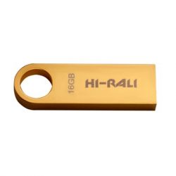 USB Flash Drive 16Gb Hi-Rali Shuttle series Gold / HI-16GBSHGD -  2