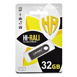 USB Flash Drive 32Gb Hi-Rali Shuttle series Black / HI-32GBSHBK