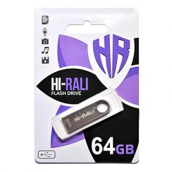 USB 64GB Hi-Rali Shuttle Series Silver (HI-64GBSHSL)