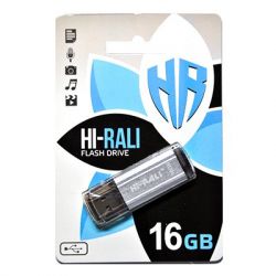 USB Flash Drive 16Gb Hi-Rali Stark series Silver, HI-16GBSTSL