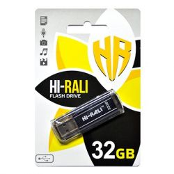 USB Flash Drive 32Gb Hi-Rali Stark series Black, HI-32GBSTBK