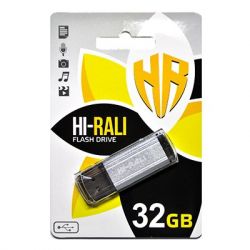 USB Flash Drive 32Gb Hi-Rali Stark series Silver, HI-32GBSTSL