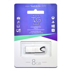 USB Flash Drive 8Gb T&G 117 Metal series Silver (TG117SL-8G)