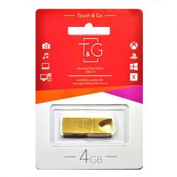 USB Flash Drive 4Gb T&G 117 Metal series Gold (TG117GD-4G)