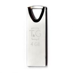 USB Flash Drive 4Gb T&G 117 Metal series Silver (TG117SL-4G) - Картинка 2