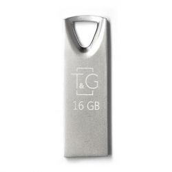USB Flash Drive 16Gb T&G 117 Metal series Silver (TG117SL-16G) -  2