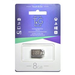 USB Flash Drive 8Gb T&G 110 Metal series Silver (TG110-8G) -  1