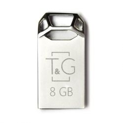 USB Flash Drive 8Gb T&G 110 Metal series Silver (TG110-8G) -  2