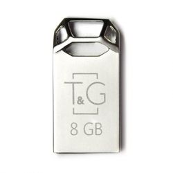 USB Flash Drive 8Gb T&G 110 Metal series Silver (TG110-8G) - Картинка 2